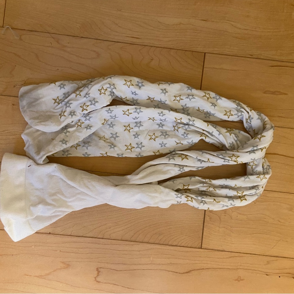 White tights with Star Pattern